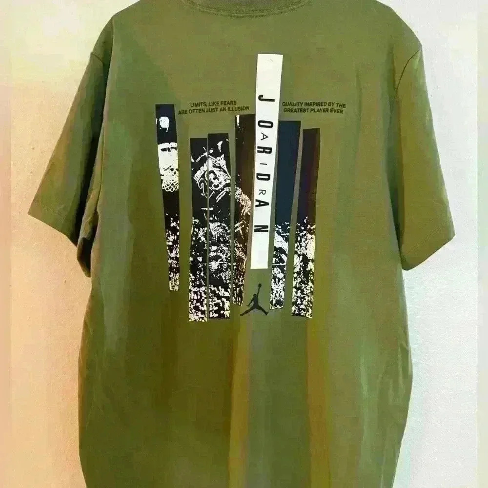 Jordan Brand Air Jordan Green Tee Shirt - Picture 2 of 4
